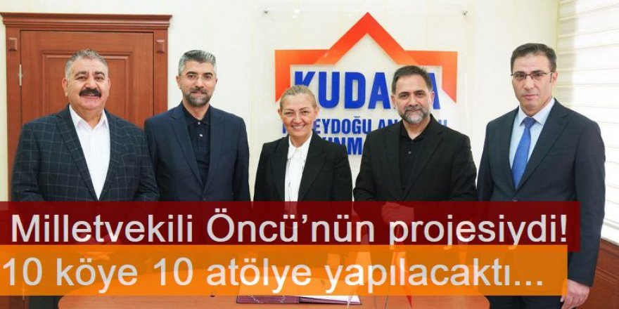 Erzurum Milletvekili Öncü’nün projesiydi! Atölyeler ne oldu