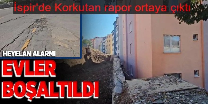 İspir'de Korkutan rapor ortaya çıktı