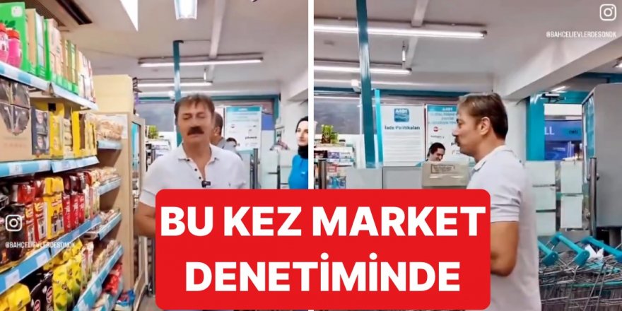 İlginç anlar: Market çalışanı Belediye Başkanı Bahadır'ın sorusu sonrası dondu kaldı!