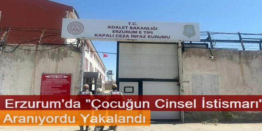 Erzurum'da çocuk istismarından aranıyordu, yakalandı