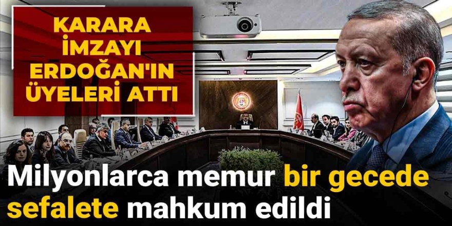 Resmen oldu: Memura zam kararı yayımlandı