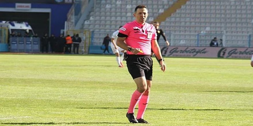 Erzurumspor maçında düdük Mertoğlu'nda