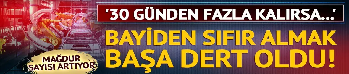 Bayiden sıfır almak başa dert oldu!