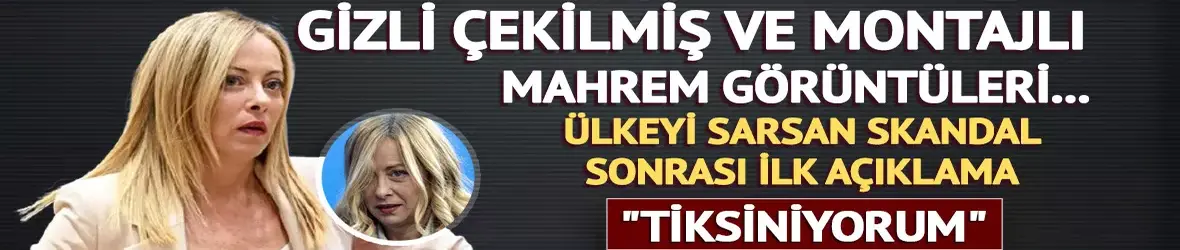 Gizli çekilmiş ve montajlı mahrem görüntüleri internete düşmüştü!