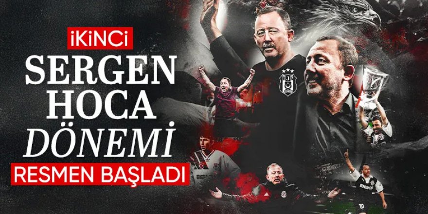 Beşiktaş, Sergen Yalçın'ı resmen açıkladı