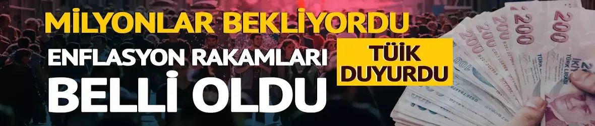 Ağustos enflasyonu belli oldu!