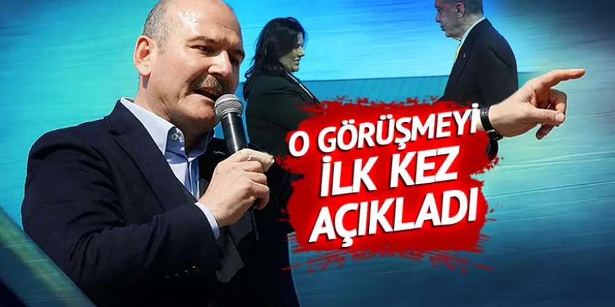 Süleyman Soylu’dan dikkat çeken Özlem Çerçioğlu çıkışı!
