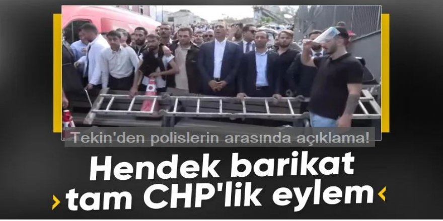 Tekin'den polislerin arasında açıklama!