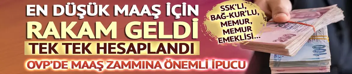 En düşük emekli maaşı için rakam geldi!