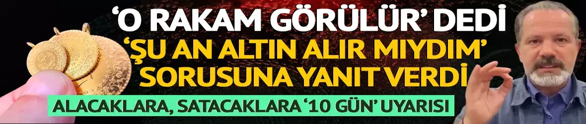 Altında 'o rakam görülür' dedi