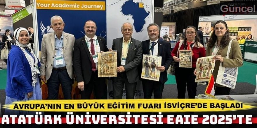 Atatürk Üniversitesi, Avrupa’nın en büyük eğitim fuarında
