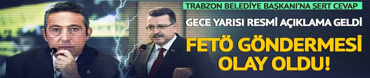 Fenerbahçe'den gece yarısı Ali Koç imzalı resmi açıklama!