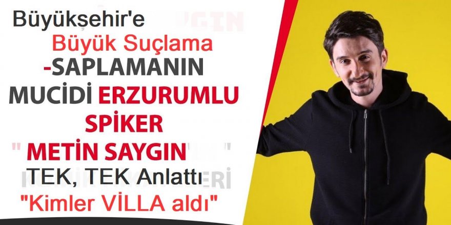‘Erzurumlu Spiker’i küstürdüler, o da sapladı! Büyük vurgunu açıkladı