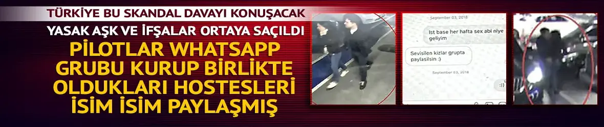 Pilotla hostesin yasak aşkı bütün iğrençlikleri ortaya çıkardı!