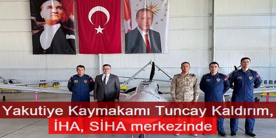 Kaymakam'dan İHA, SİHA merkezine ziyaret