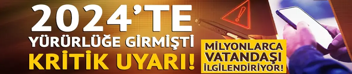 Milyonlarca cep telefonu kullanıcısını ilgilendiriyor!