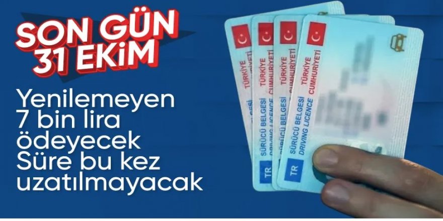 Ehliyet yenileme süresi uzatılacak mı?