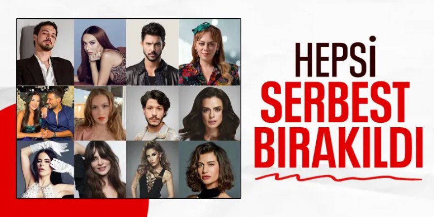 Serbest kalır kalmaz sahneye koştu!