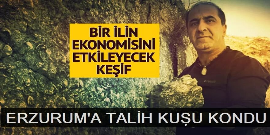 Tam 200 milyon yıl öncesine ait: Erzurum'da bulundu