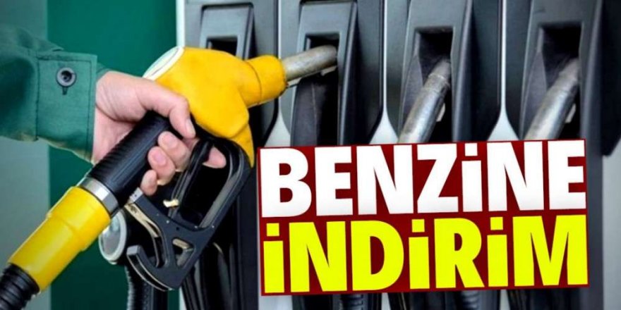 Benzine indirim geliyor