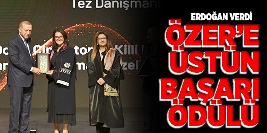 ETÜ’lü Akademisyene Cumhurbaşkanı Erdoğan’dan Üstün Başarı Ödülü