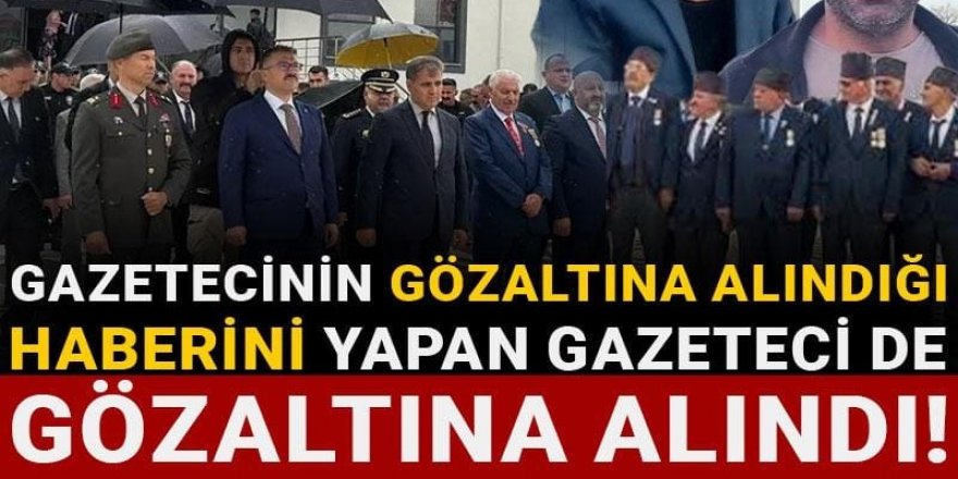 Vali'yle ilgili haberi yapan muhabire gözaltı!
