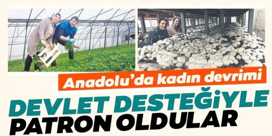Erzurum'da Devlet desteğiyle işlerinin patronu oldular
