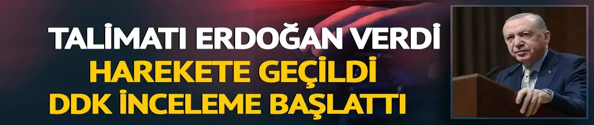 Talimatı Cumhurbaşkanı Erdoğan verdi!