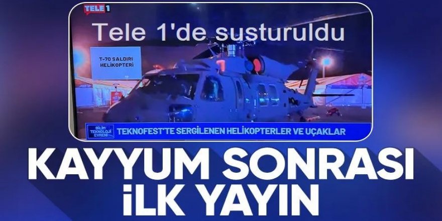 Tele 1'de kayyum sonrası yerli ve milli uçaklarımız tanıtıldı