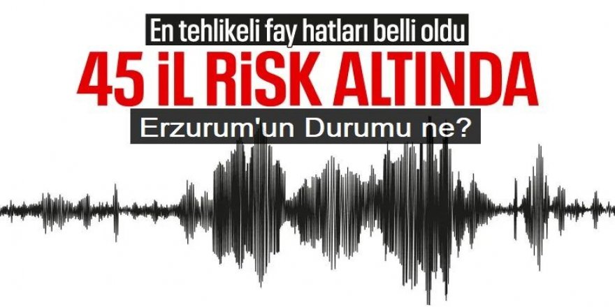 45 il risk altında: Erzurum'da durum ne?