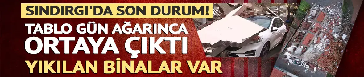 Balıkesir depreminde yıkılan tüm binalar…