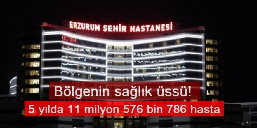 Erzurum Şehir Hastanesi bölgenin sağlık üssü!