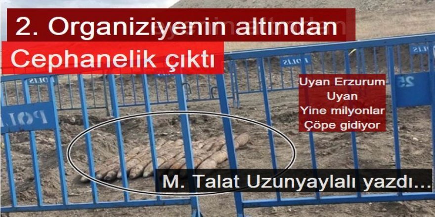 Altından hep bir şey çıkıyor!