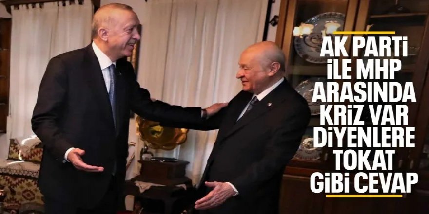 Devlet Bahçeli: Biz Milliyetçi Hareket Partisi ve Cumhur İttifakıyız
