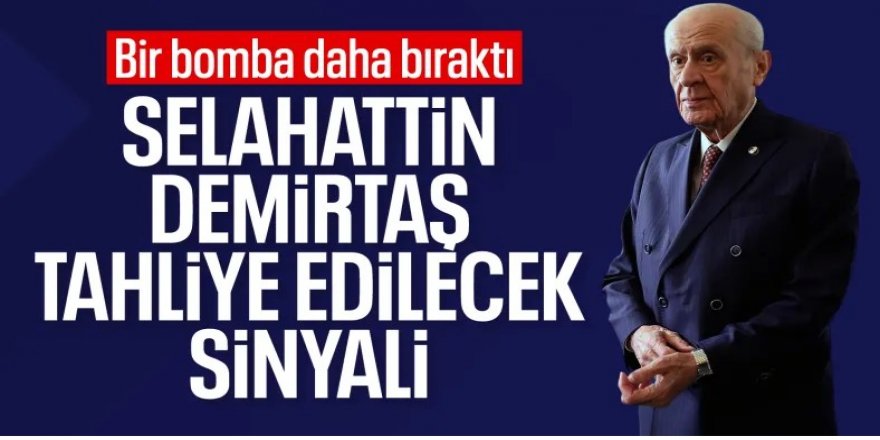 Bahçeli: Demirtaş'ın tahliyesi hayırlı olur
