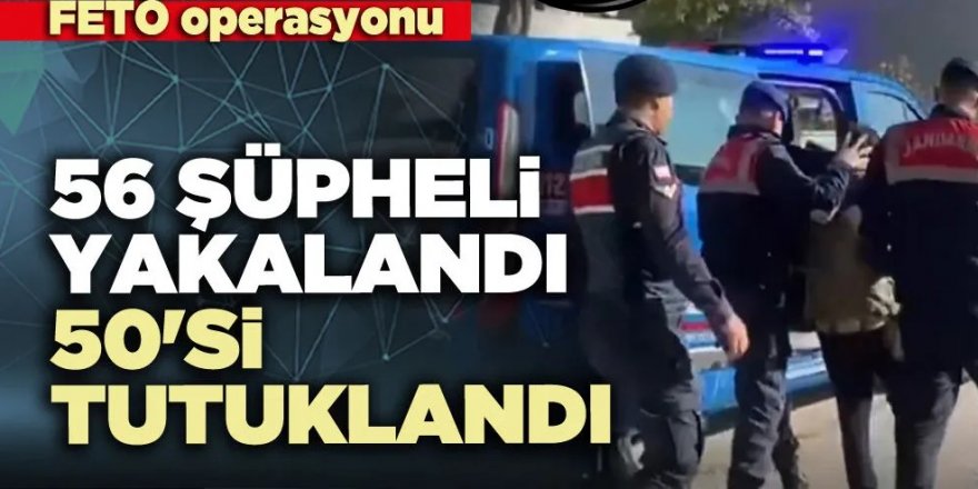 Erzurum ve 30 ildeki FETÖ operasyonlarında 50 şüpheli tutuklandı |