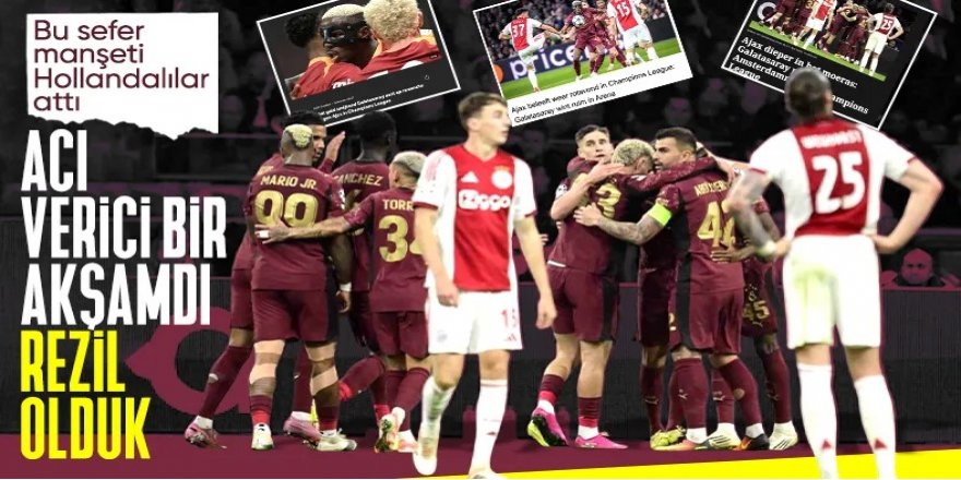 Galatasaray'ın Şampiyonlar Ligi zaferi Hollanda basınında
