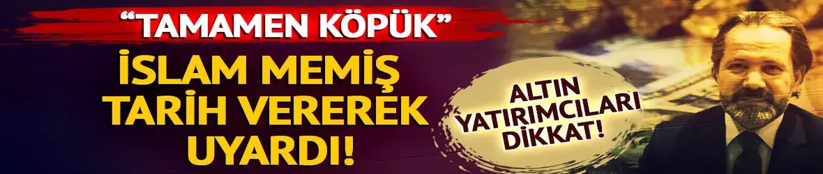 Altın yatırımcıları dikkat!
