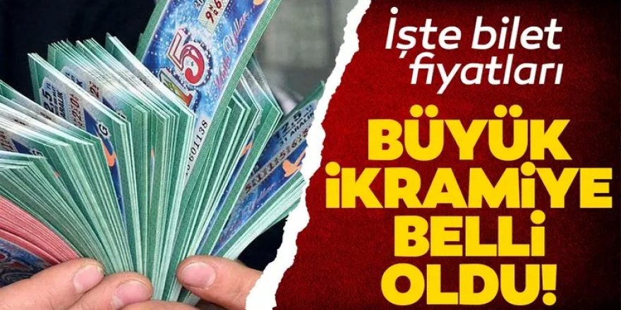 Büyük ikramiyenin miktarı belli oldu: Milli Piyango biletleri ne kadar?