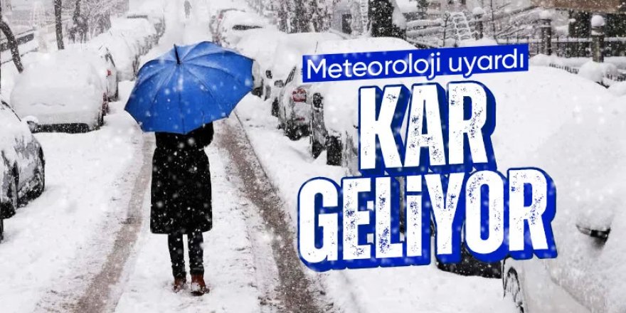 Sağanak ve kar yağışına dikkat