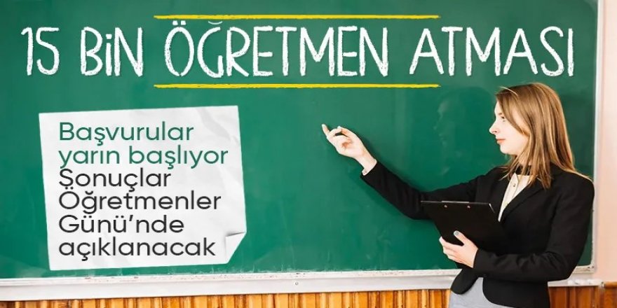Son 22 yılda 836 bin 351 öğretmen atandı
