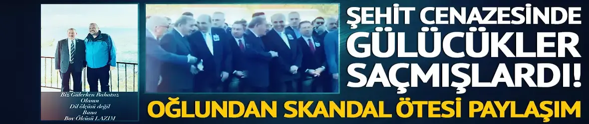 Oğlundan skandal ötesi paylaşım
