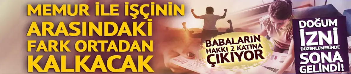 Doğum izni düzenlemesinde sona gelindi!