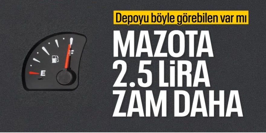 Motorine zam geliyor Peşine zam yağmuru