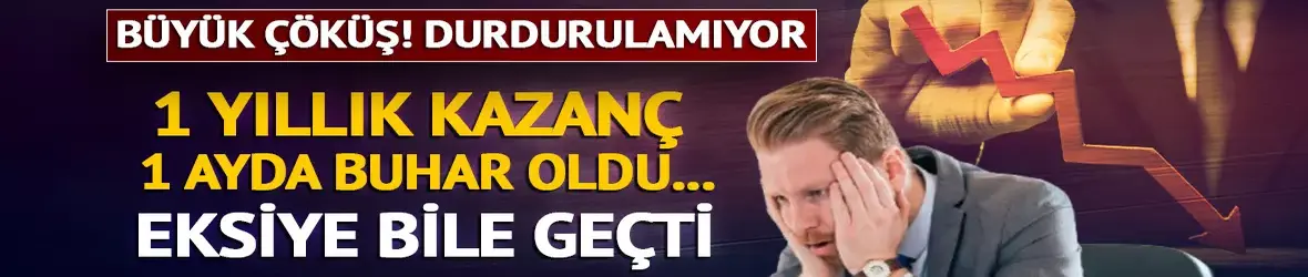 Bitcoin'de büyük çöküş, durdurulamıyor!