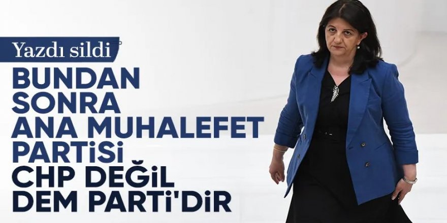 Pervin Buldan'dan dikkat çeken mesaj