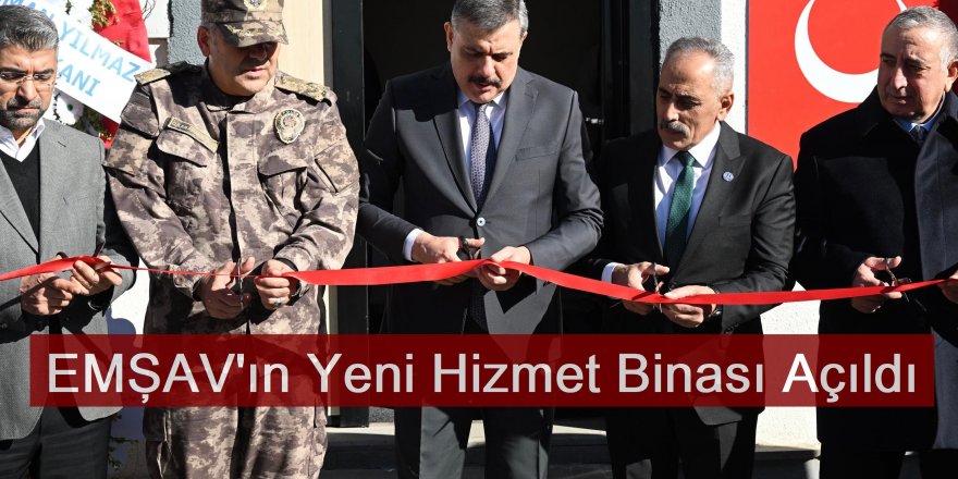 EMŞAV'ın Yeni Hizmet Binası Açıldı