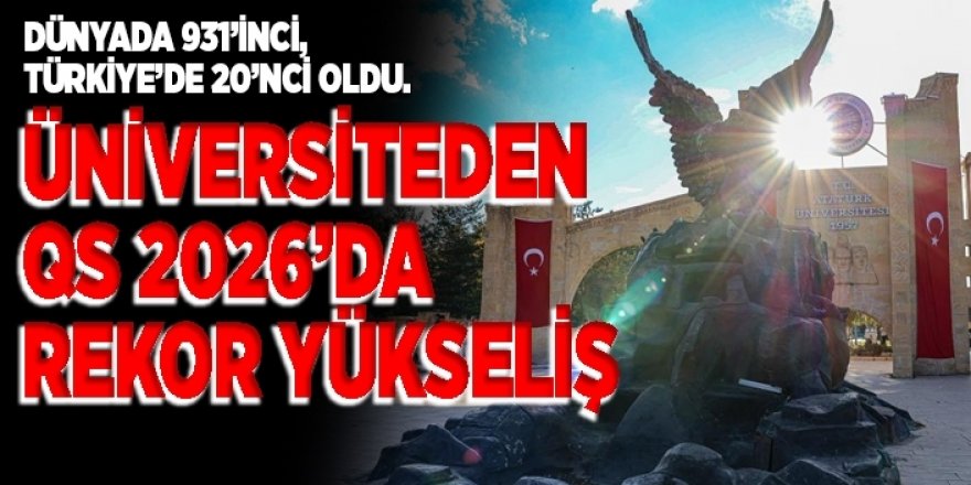 Üniversiteden QS 2026’da rekor yükseliş