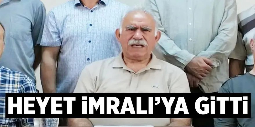 TBMM duyurdu: Komisyon heyeti İmralı'ya gitti