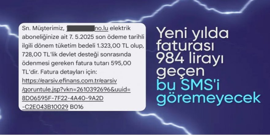 Elektrik faturalarında yeni dönem